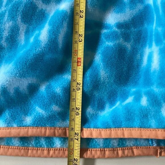 Lands End Mens Heritage Fleece 1/4 Snap Neck Pullover Sz L 42-44 Blue - Picture 7 of 10